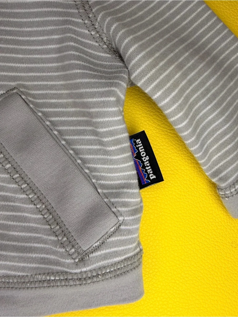 Patagonia Striped Cotton Baby Hoodie Jacket Bundle of Two Newborn & 0-3Months
